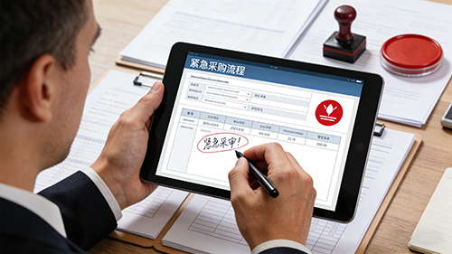 Mobile Approval Tablet