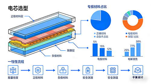 Tablet battery cell and safety certification diagram